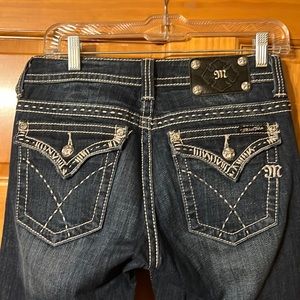 Miss me jeans, size 28 JW5180B, boot cut